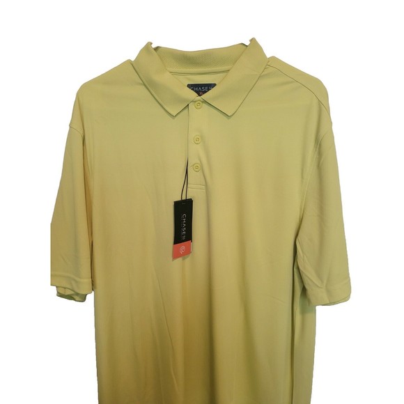 Chase 54 Mens Golf Polo Shirt Moisture Wicking UPF+40 Size XL NWT - Picture 3 of 11